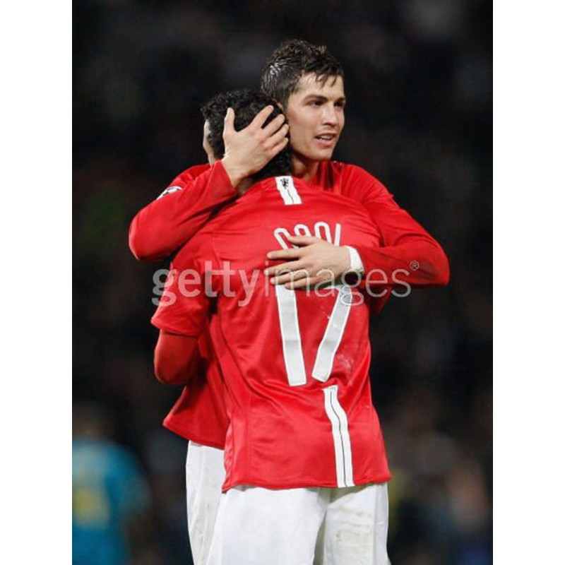 Manchester United 2007-2008 Nani #17 Champions League Homekit